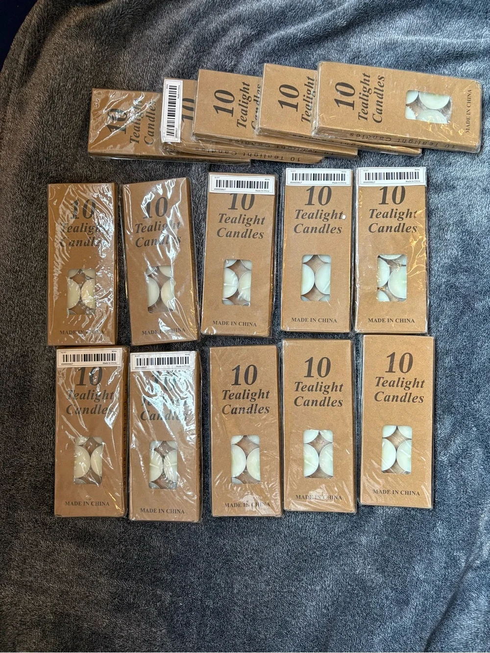 15 packs Tealight Candles